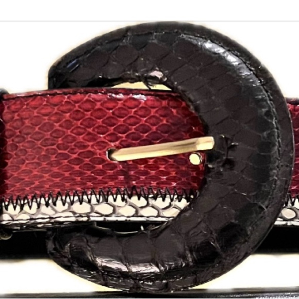Fob Trading genuine snakeskin belt M/L